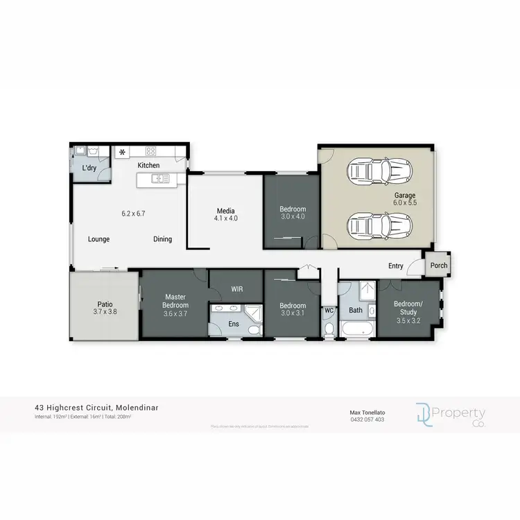 Floorplan of Homely house listing, 43 Highcrest Circuit, Molendinar QLD 4214