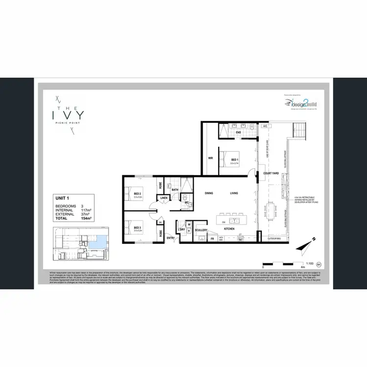 Floorplan of Homely apartment listing, 1/26-28 Picnic Point Esplanade., Maroochydore QLD 4558