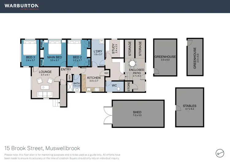 Floorplan of Homely house listing, 15 Brook Street, Muswellbrook NSW 2333
