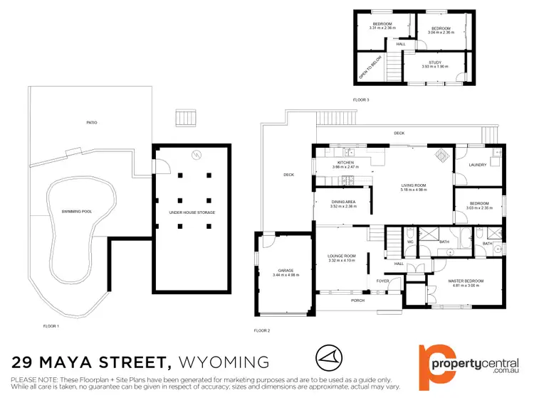 Floorplan of Homely house listing, 29 Maya Street, Wyoming NSW 2250