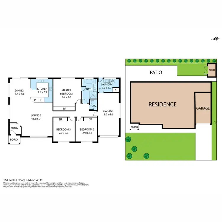 Floorplan of Homely house listing, 161 Leckie Road, Kedron QLD 4031