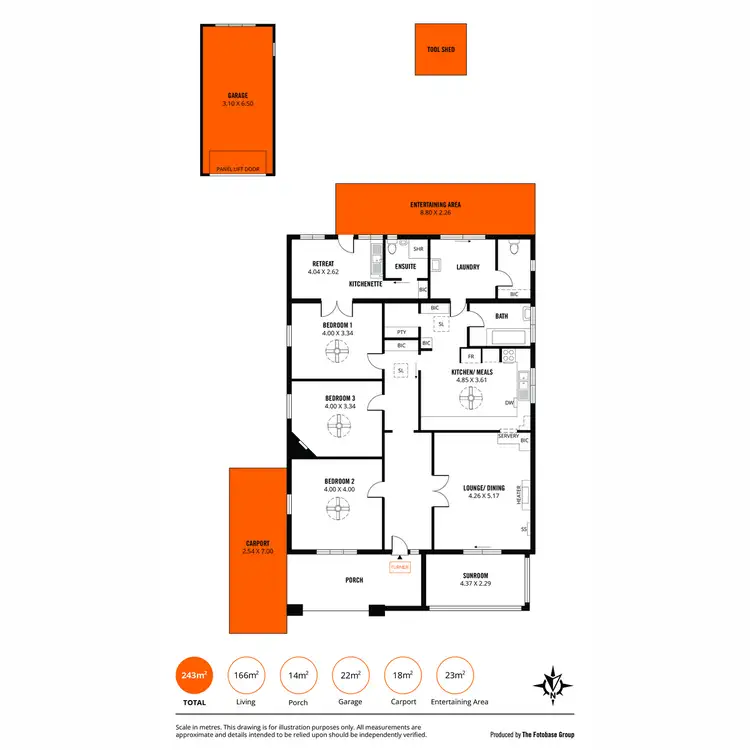 Floorplan of Homely house listing, 23 Fairfax Avenue, Millswood SA 5034