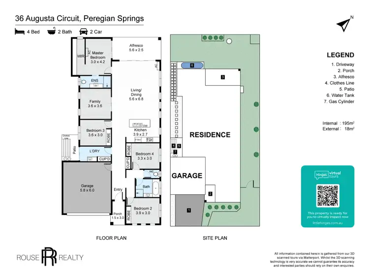 Floorplan of Homely house listing, 36 Augusta Circuit, Peregian Springs QLD 4573