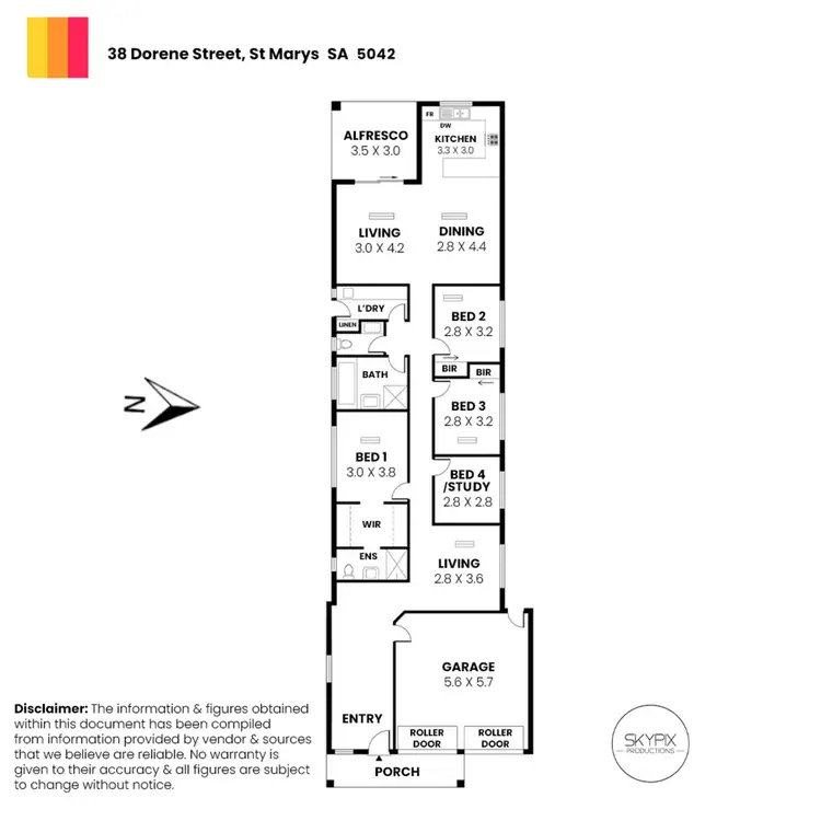 Floorplan of Homely house listing, 38 Dorene Street, St Marys SA 5042