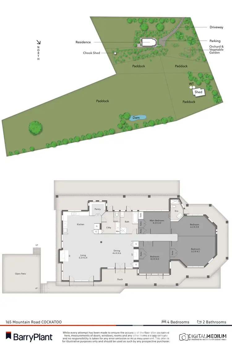 Floorplan of Homely house listing, 165 Mountain Road, Cockatoo VIC 3781