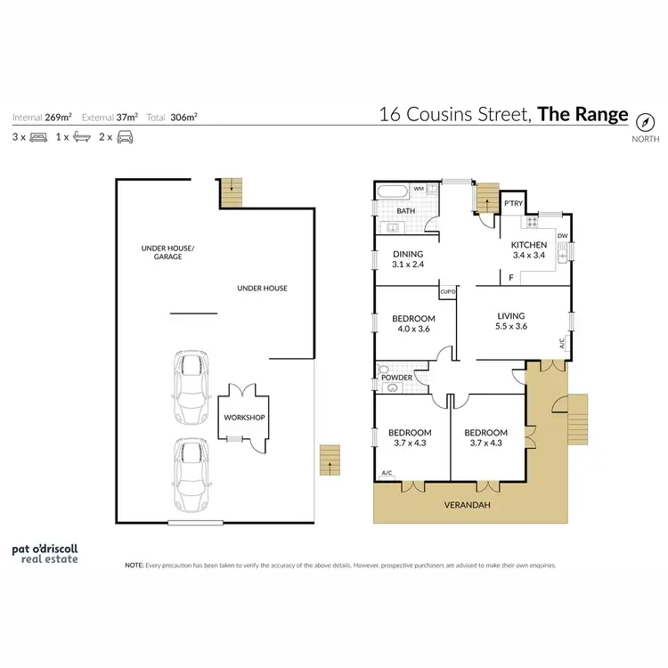 Floorplan of Homely house listing, 16 Cousins Street, The Range QLD 4700