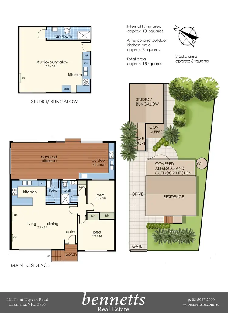 Floorplan of Homely house listing, 3 Catalina Avenue, Dromana VIC 3936