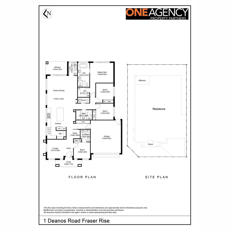 Floorplan of Homely house listing, 1 Deanos Road, Fraser Rise VIC 3336