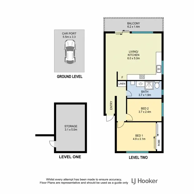 Floorplan of Homely unit listing, 5/552 Sandgate Road, Clayfield QLD 4011