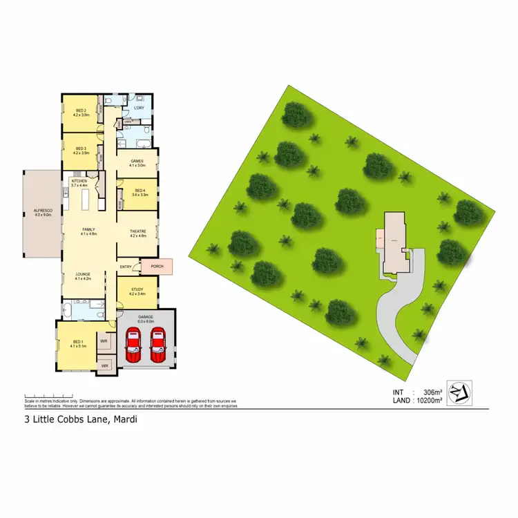 Floorplan of Homely house listing, 3 Little Cobbs Lane, Mardi NSW 2259