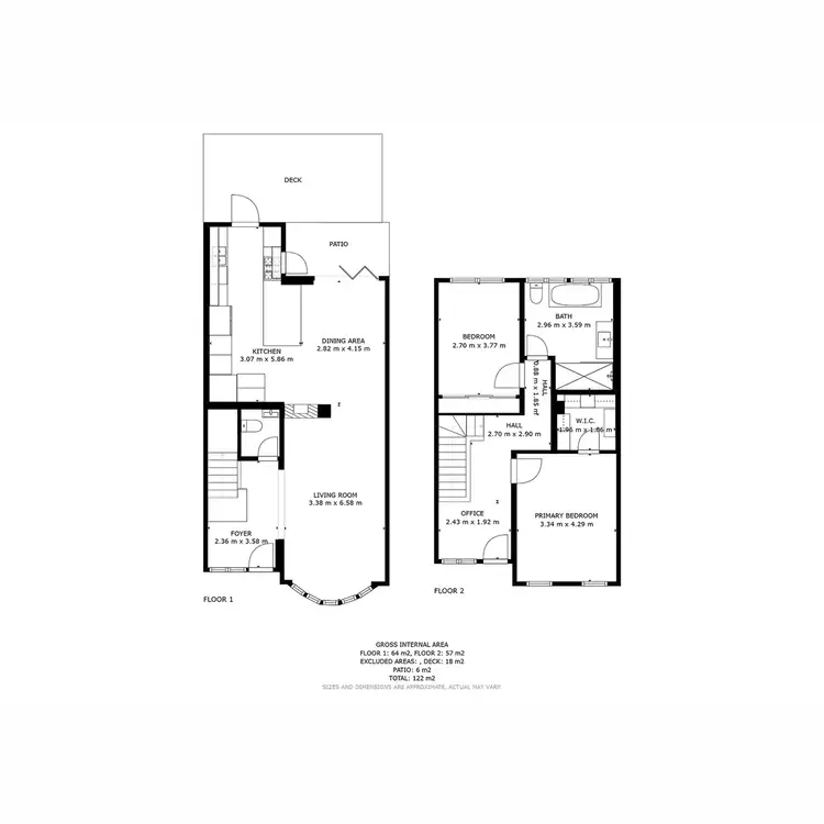 Floorplan of Homely townhouse listing, 7/108 Esplanade, Brighton VIC 3186