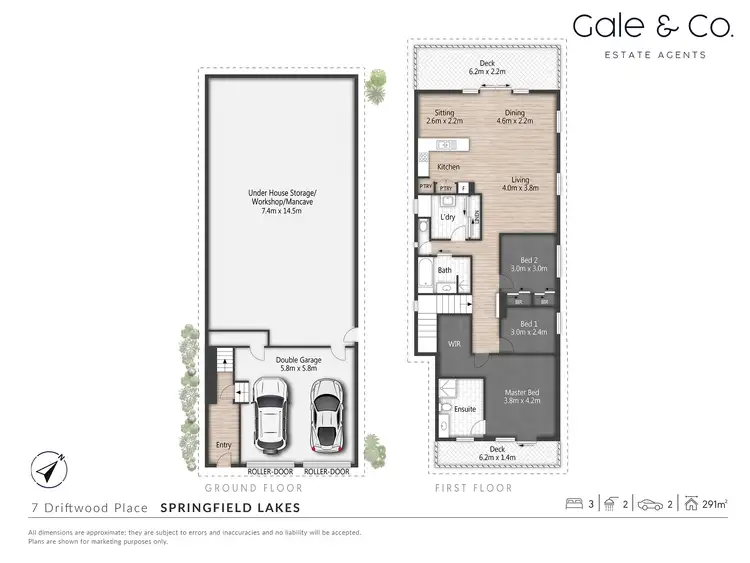 Floorplan of Homely house listing, 7 Driftwood Place, Springfield Lakes QLD 4300