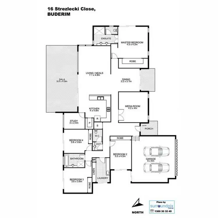 Floorplan of Homely house listing, 16 Strezlecki Close, Buderim QLD 4556