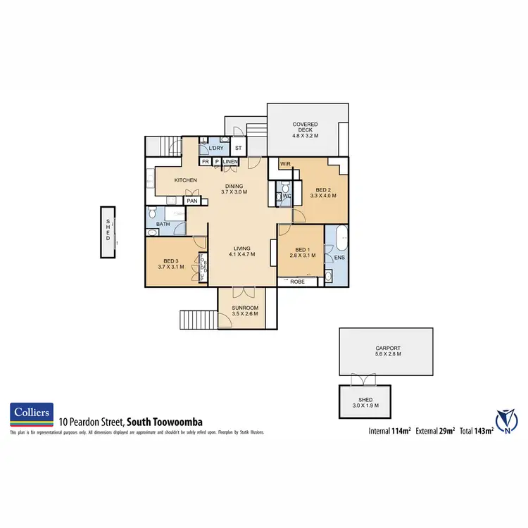 Floorplan of Homely house listing, 10 Peardon Street, South Toowoomba QLD 4350