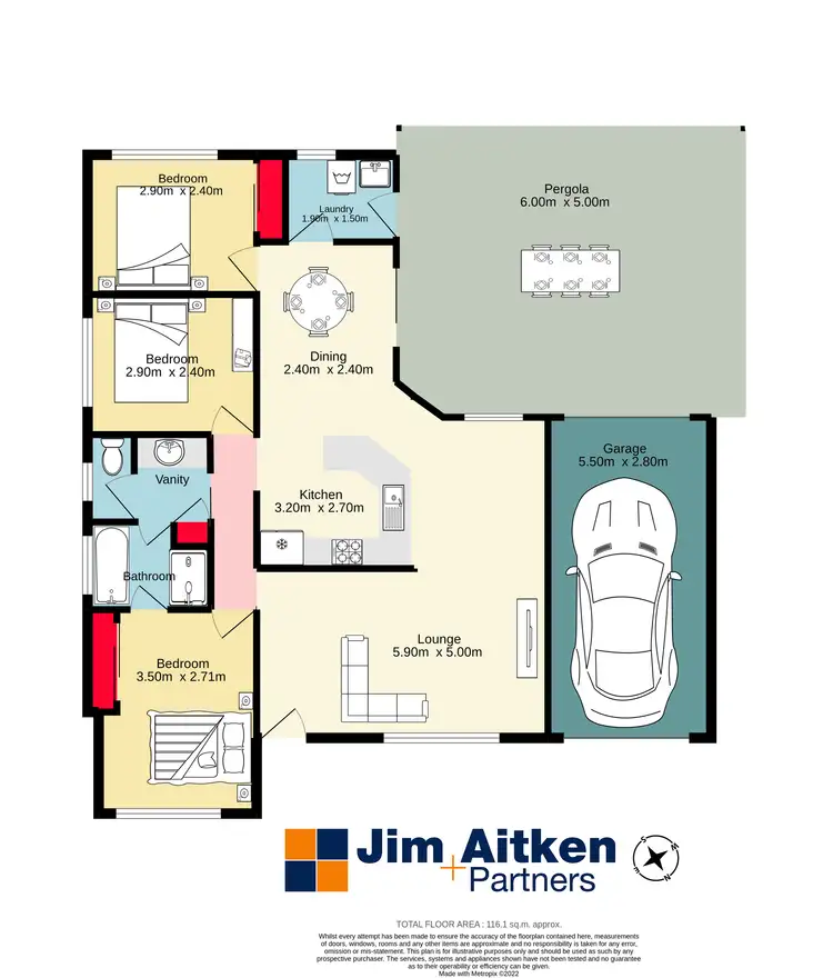 Floorplan of Homely house listing, 16 Pritchard Place, Glenmore Park NSW 2745