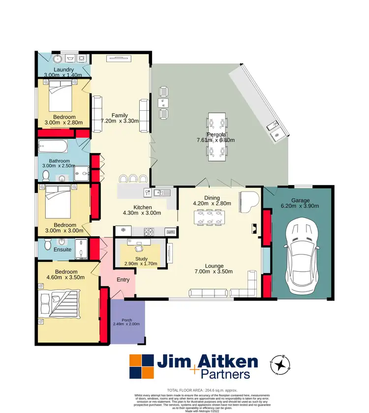 Floorplan of Homely house listing, 5 Salerno Close, Emu Heights NSW 2750