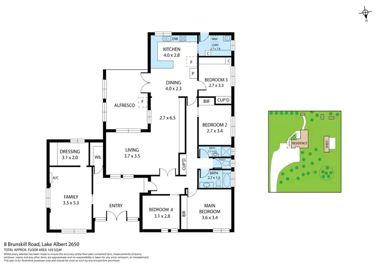 Floorplan of Homely house listing, 8 Brunskill Road, Lake Albert NSW 2650