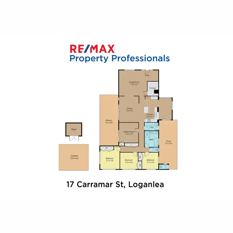 Floorplan of Homely house listing, 17 Carramar Street, Loganlea QLD 4131