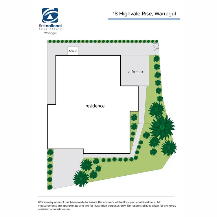 Floorplan of Homely house listing, 18 Highvale Rise, Warragul VIC 3820