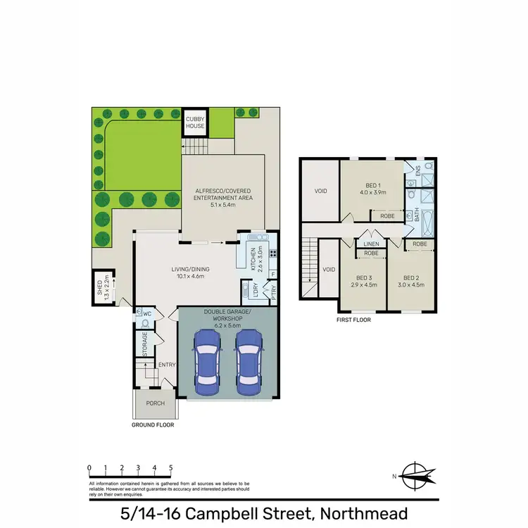 Floorplan of Homely townhouse listing, 5/14-16 Campbell Street, Northmead NSW 2152