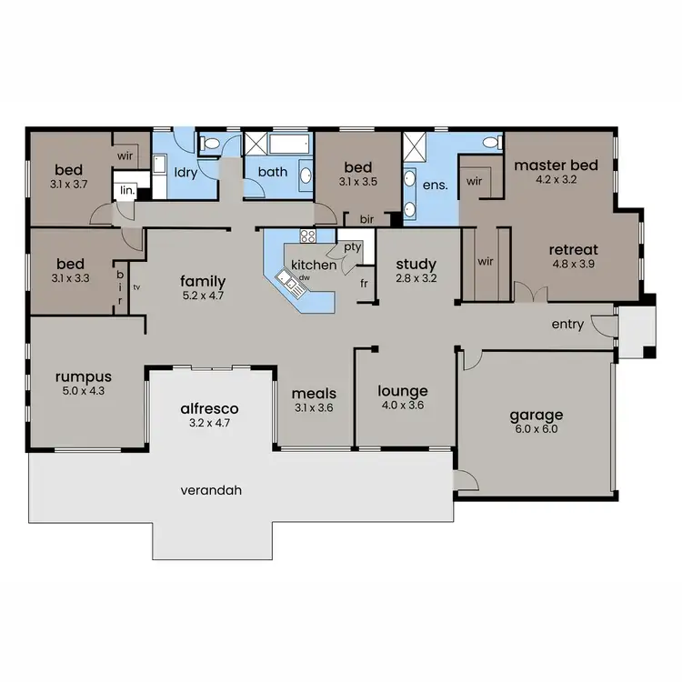Floorplan of Homely house listing, 11 Messmate Place, Rosebud VIC 3939