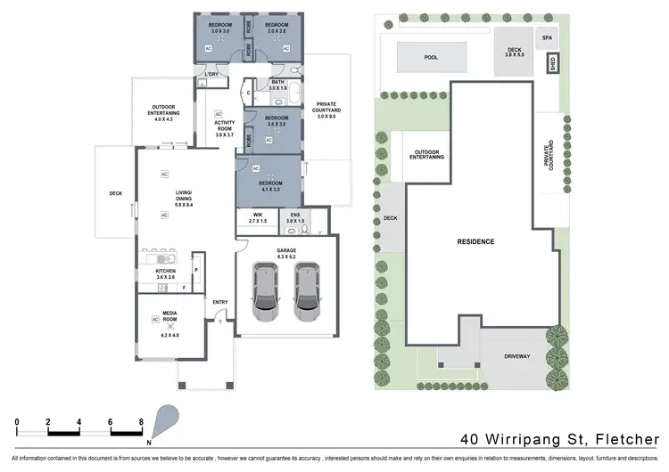 Floorplan of Homely house listing, 40 Wirripang Street, Fletcher NSW 2287