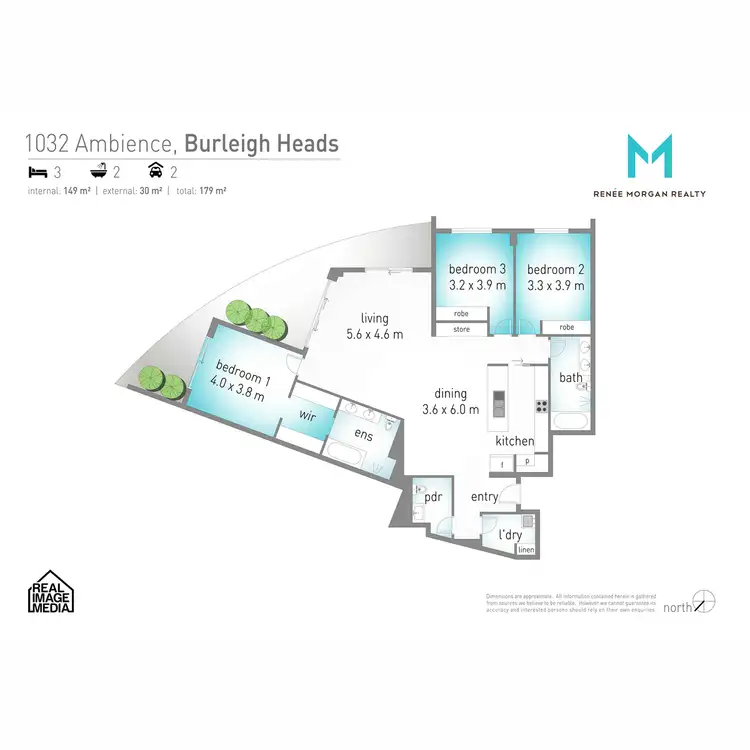 Floorplan of Homely apartment listing, 1032/2 The Esplanade, Burleigh Heads QLD 4220