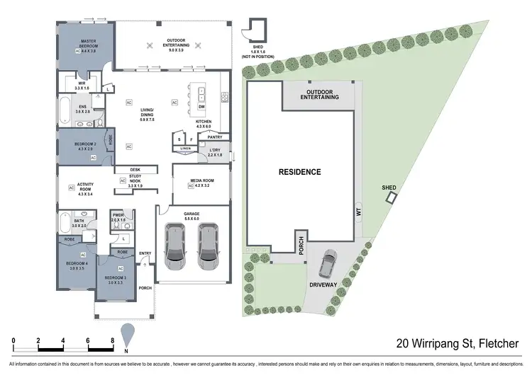 Floorplan of Homely house listing, 20 Wirripang Street, Fletcher NSW 2287