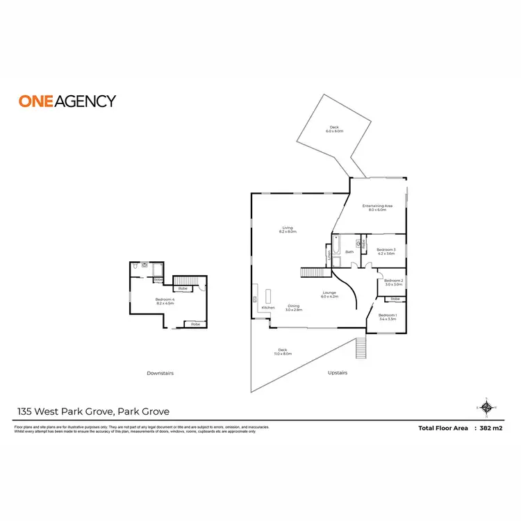Floorplan of Homely house listing, 135 West Park Grove, Park Grove TAS 7320