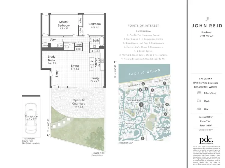 Floorplan of Homely unit listing, 13/111 Rio Vista Boulevard, Broadbeach Waters QLD 4218