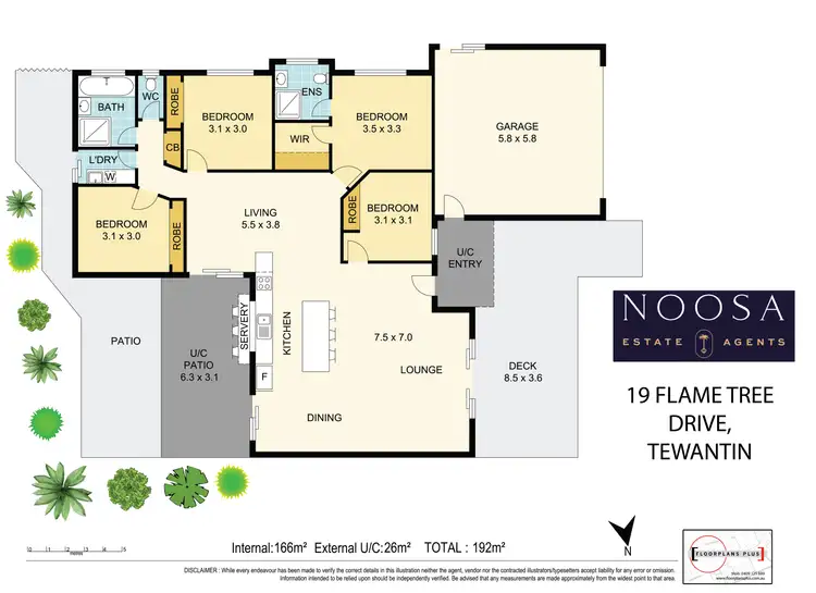 Floorplan of Homely house listing, 19 Flame Tree Drive, Tewantin QLD 4565