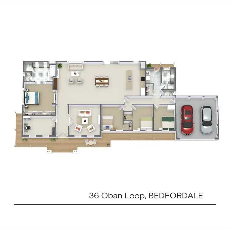 Floorplan of Homely house listing, 36 Oban Loop, Bedfordale WA 6112