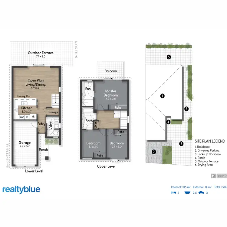Floorplan of Homely townhouse listing, 301/2214 Gold Coast Highway, Mermaid Waters QLD 4218