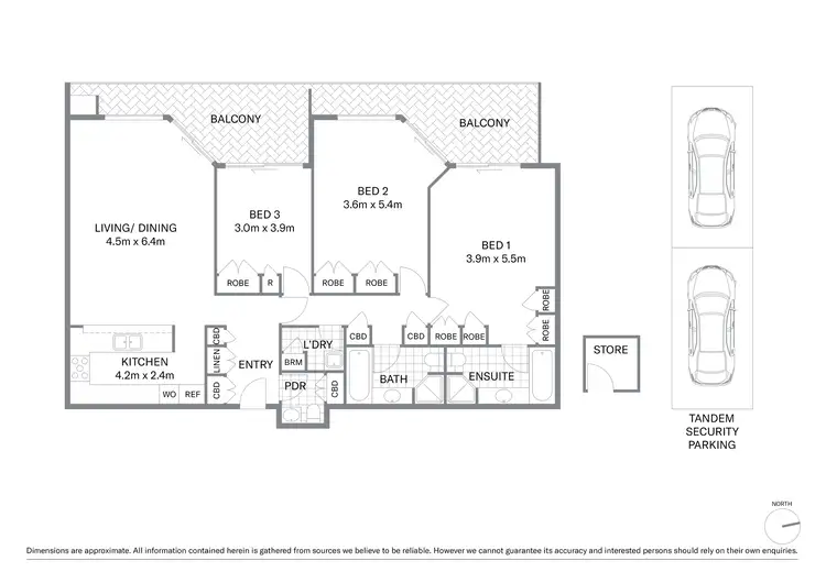 Floorplan of Homely apartment listing, 35/7 Macquarie Street, Sydney NSW 2000
