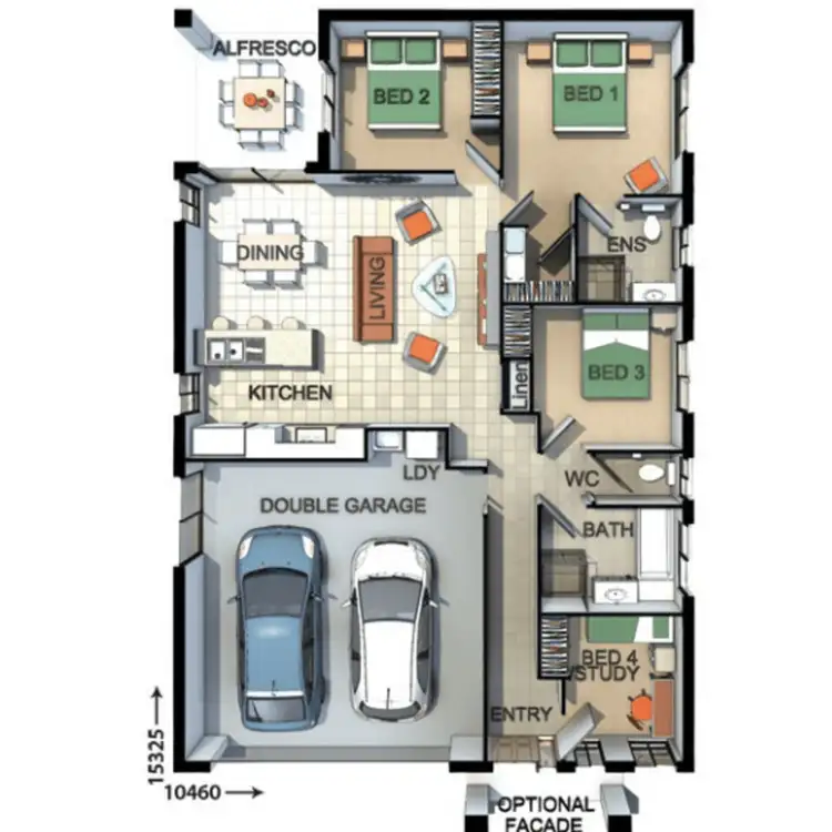 Floorplan of Homely house listing, 8 MacBride Court, Collingwood Park QLD 4301