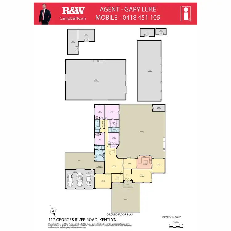 Floorplan of Homely rural property listing, 112 Georges River Road, Kentlyn NSW 2560