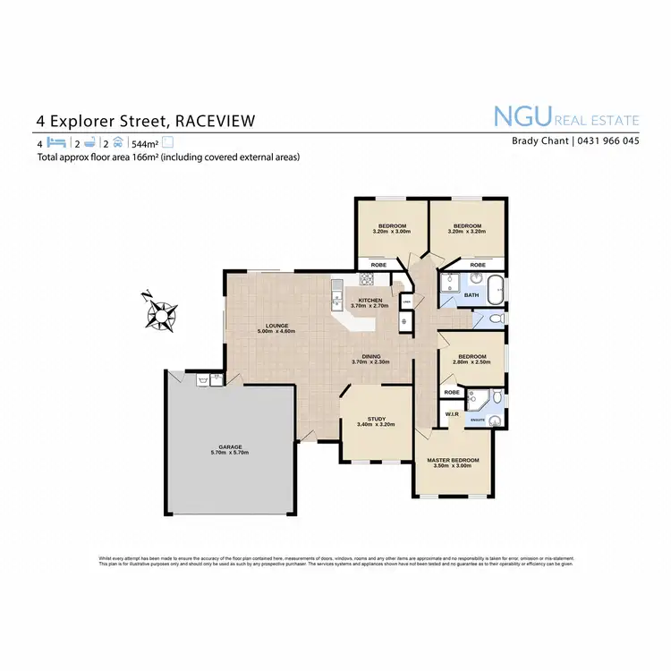 Floorplan of Homely house listing, 4 Explorer Street, Raceview QLD 4305