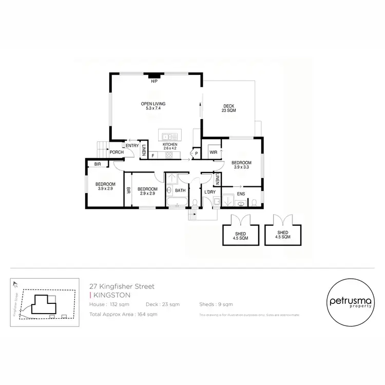 Floorplan of Homely house listing, 27 Kingfisher Street, Kingston TAS 7050
