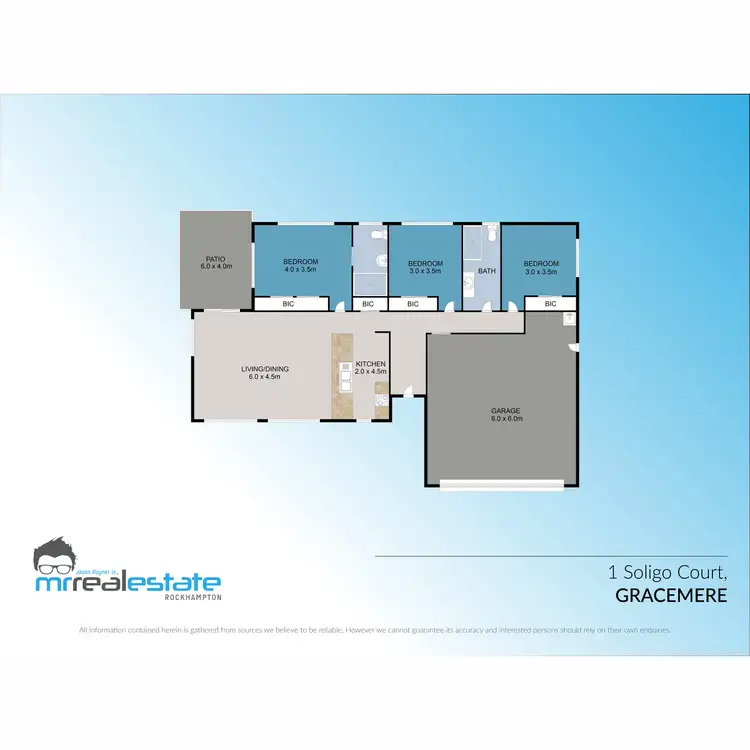 Floorplan of Homely house listing, 1 Soligo Court, Gracemere QLD 4702