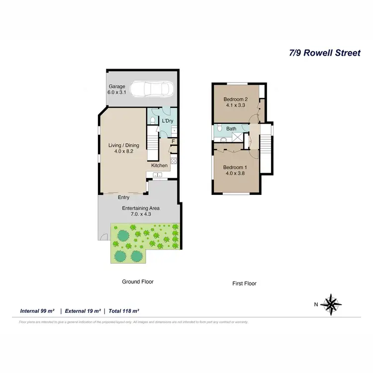 Floorplan of Homely townhouse listing, 7/9 Rowell Street, Zillmere QLD 4034