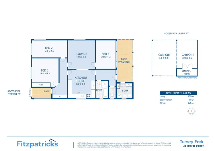 Floorplan of Homely house listing, 36 Trevor Street, Turvey Park NSW 2650