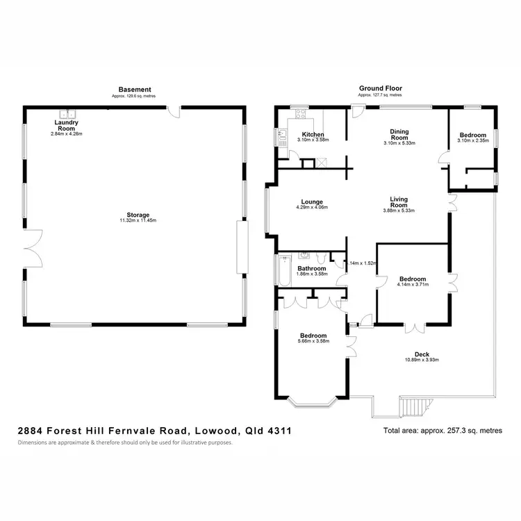 Floorplan of Homely house listing, 2884 Forest Hill Fernvale Road, Lowood QLD 4311