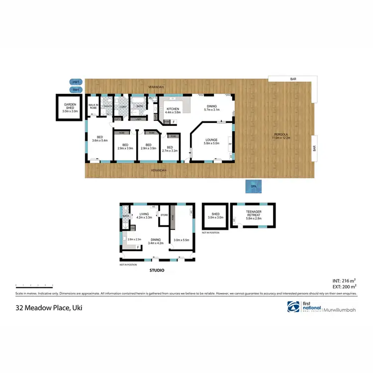 Floorplan of Homely rural property listing, 32 Meadow Place, Uki NSW 2484