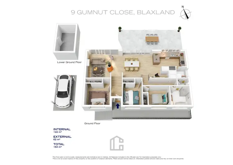 Floorplan of Homely house listing, 9 Gumnut Close, Blaxland NSW 2774