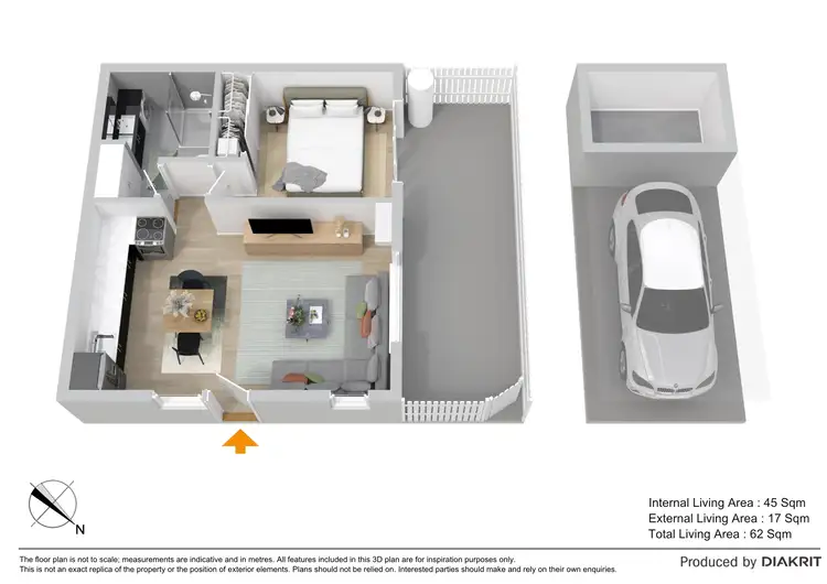 Floorplan of Homely unit listing, 57/71 Stanley Street, Brendale QLD 4500