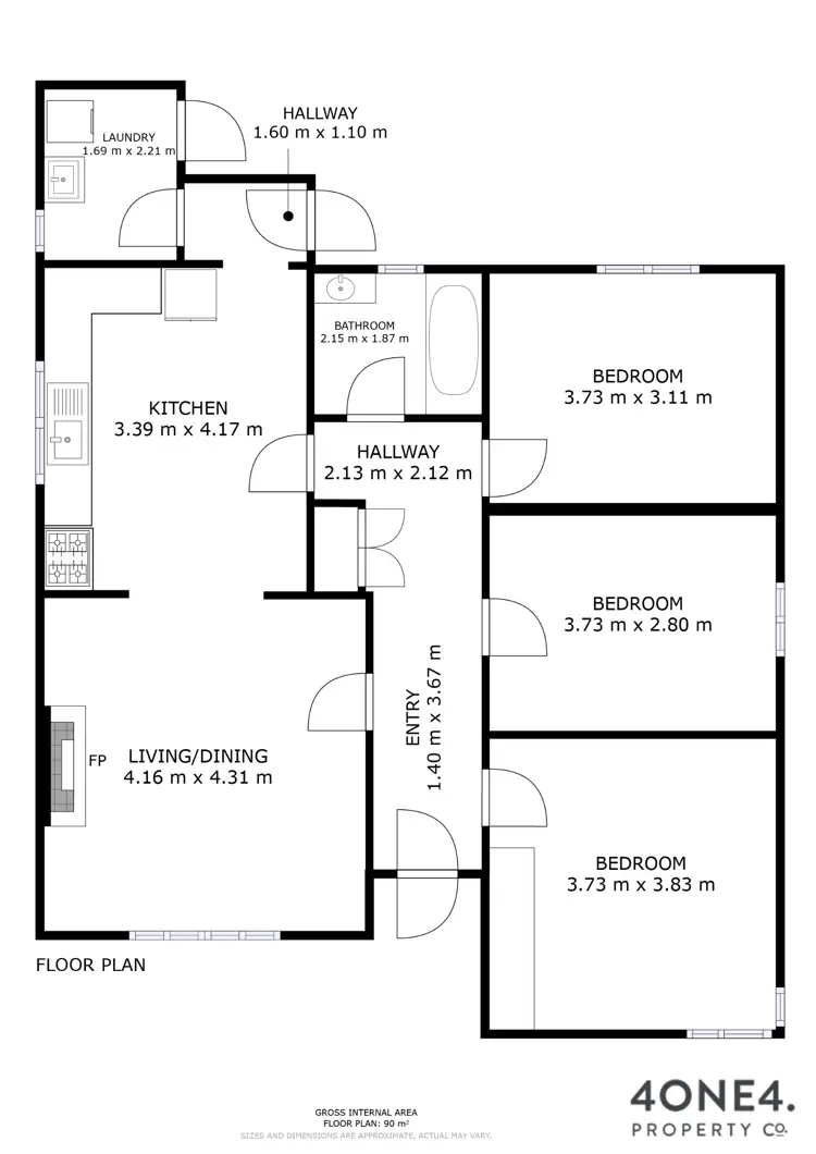 Floorplan of Homely house listing, 5 Somerton Crescent, Derwent Park TAS 7009