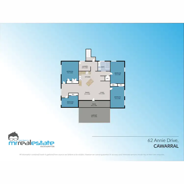 Floorplan of Homely house listing, 62 Annie Drive, Cawarral QLD 4702