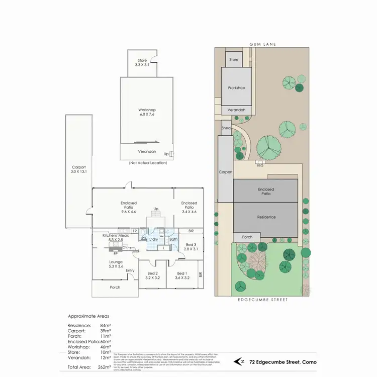 Floorplan of Homely house listing, 72 Edgecumbe Street, Como WA 6152