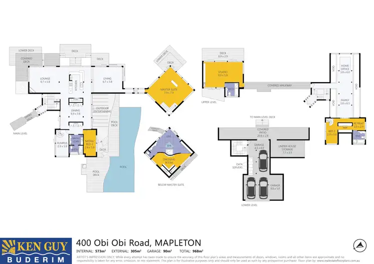 Floorplan of Homely house listing, 400 Obi Obi Road, Mapleton QLD 4560