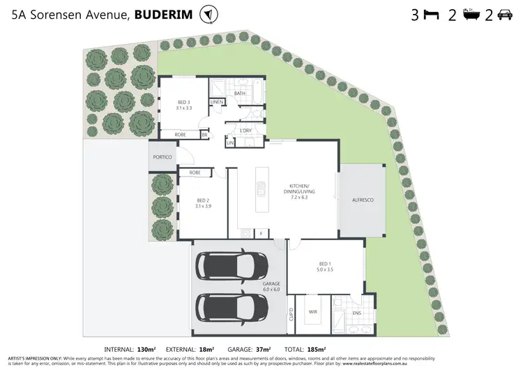 Floorplan of Homely unit listing, 5A Sorensen Avenue, Buderim QLD 4556